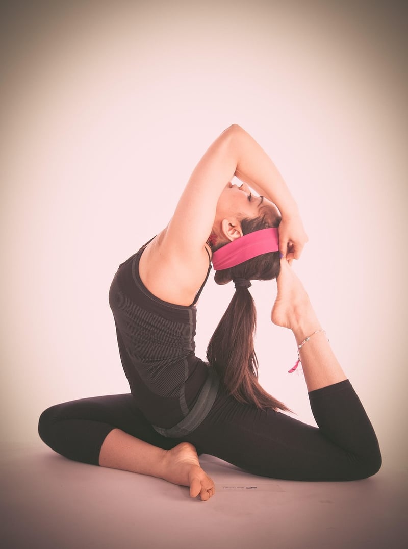 Woman practicing Vinyasa Flow